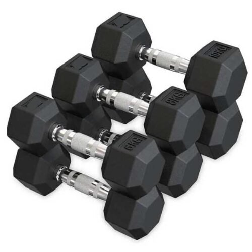 HALTERES BLACK 1 A 10KG POWERX