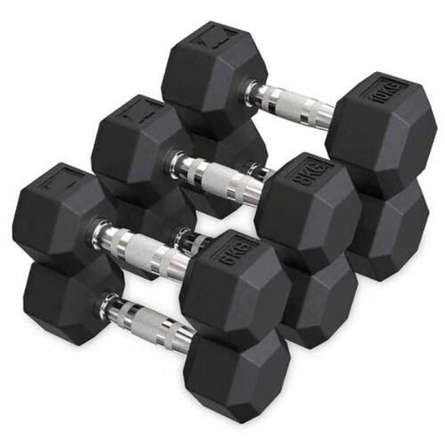 HALTERES BLACK 1 A 10KG POWERX