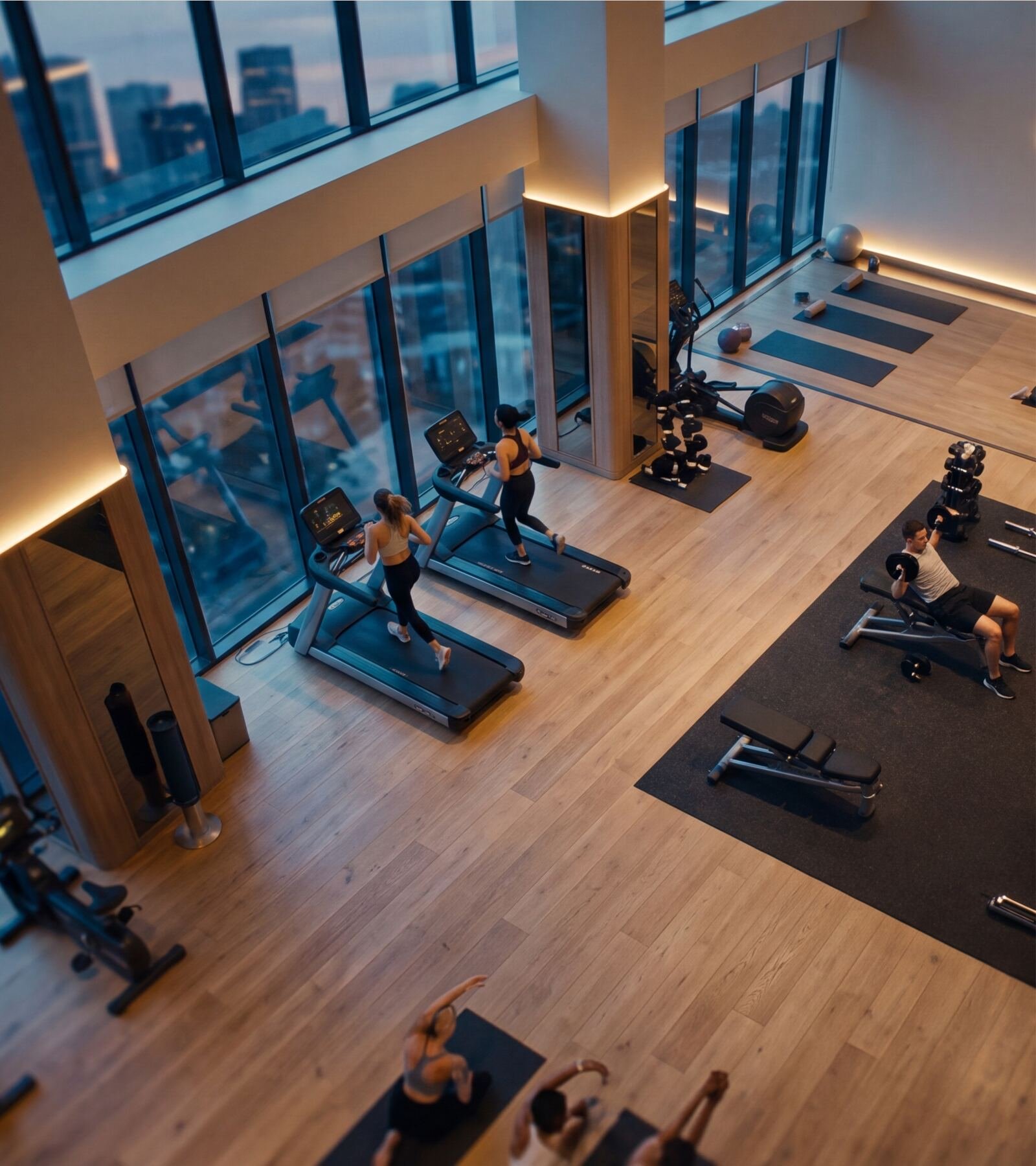 Academia completa para condomínio, nível Private Club